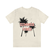 Load image into Gallery viewer, SUMMER VIBES ON THE BEACH - Unisex Jersey Short Sleeve Tee
