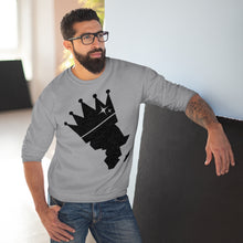 Load image into Gallery viewer, BLACK IS KING IN PLAIN - Unisex Crew Neck Sweatshirt
