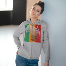 Load image into Gallery viewer, AFRICAN MAP IN COLOURS - Unisex Hooded Zip Sweatshirt
