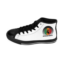 Load image into Gallery viewer, Black Root African map with crwon Men&#39;s High-top Sneakers
