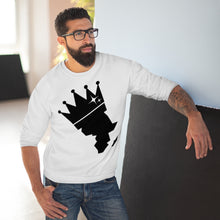 Load image into Gallery viewer, BLACK IS KING IN PLAIN - Unisex Crew Neck Sweatshirt
