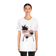 Load image into Gallery viewer, SUMMER VIBES ON THE BEACH - Unisex Jersey Short Sleeve Tee
